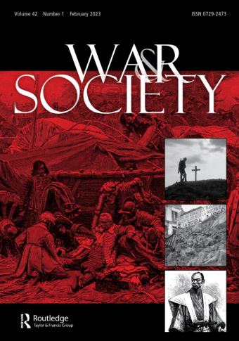 War & Society Journal cover 
