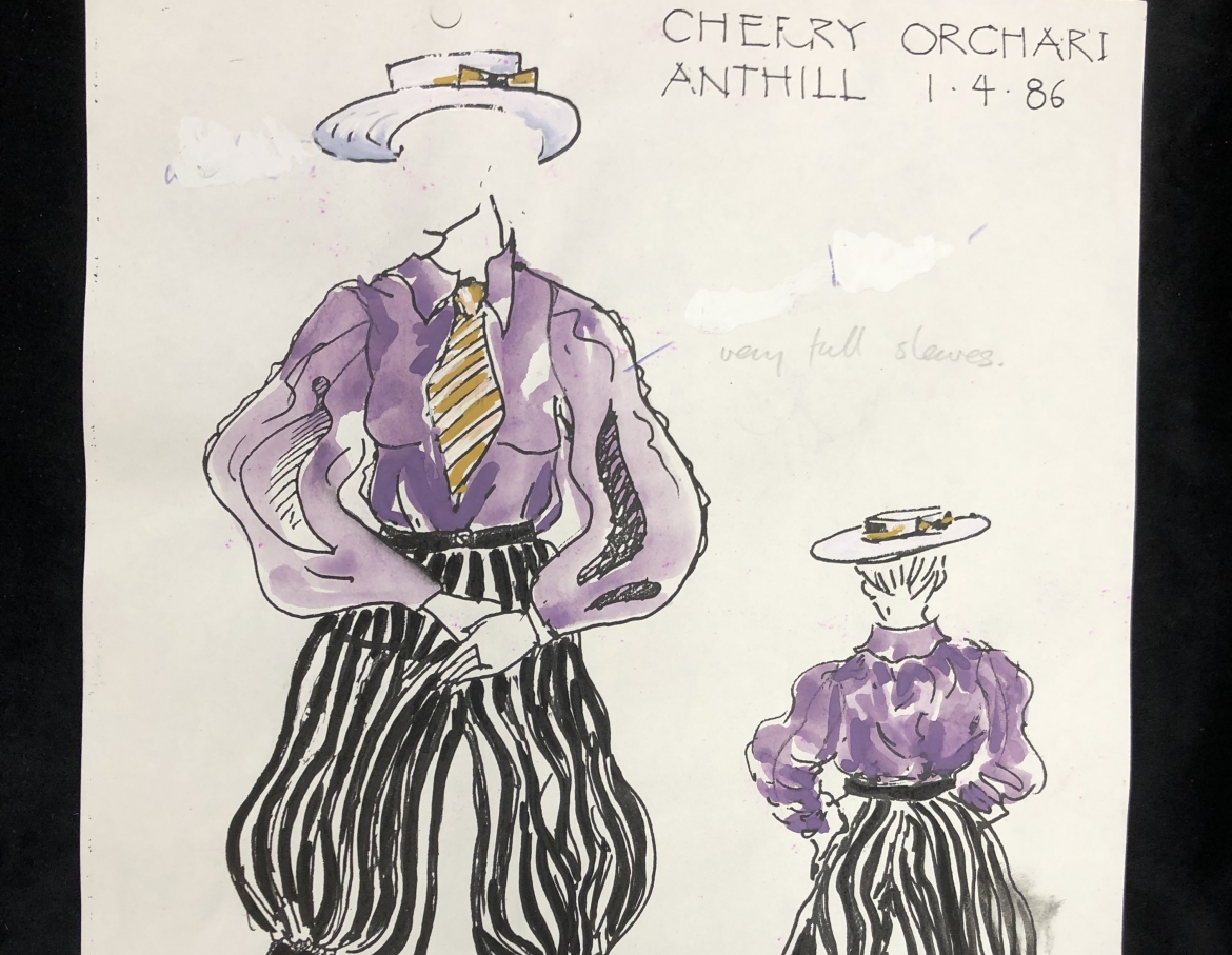 © Estate of Peter Corrigan: 'Costume designs for The Cherry Orchard’, Papers of Peter Corrigan [MSS 245, Box 5, Folder 32]