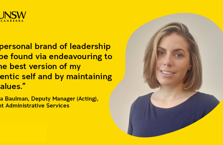 Emma Baulman says: my personal brand of leadership can be found via endeavouring to be the best version of my authentic self and by maintaining my values.