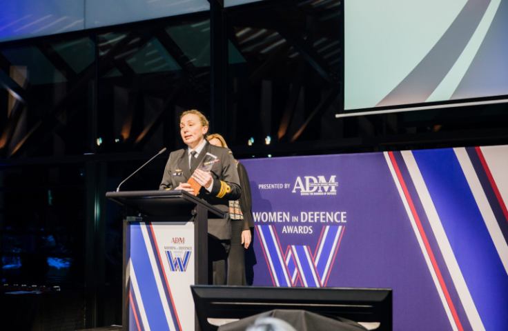 Victoria Jnitova at the Women in Defence Awards