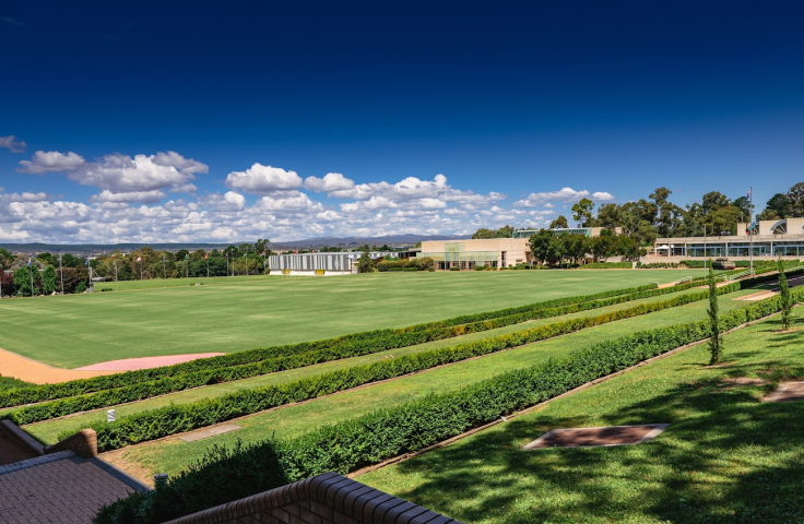 The ADFA/UNSW Canberra Parade Ground on a sunny day.